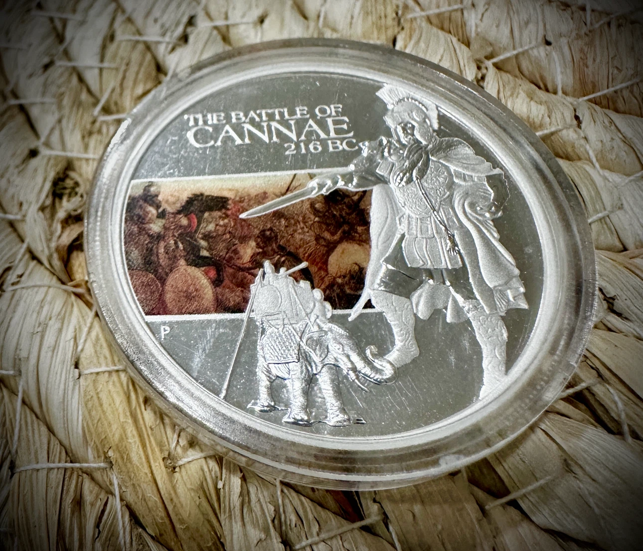31gm silver Tuvalu 2009 "The Battle of Cannae"