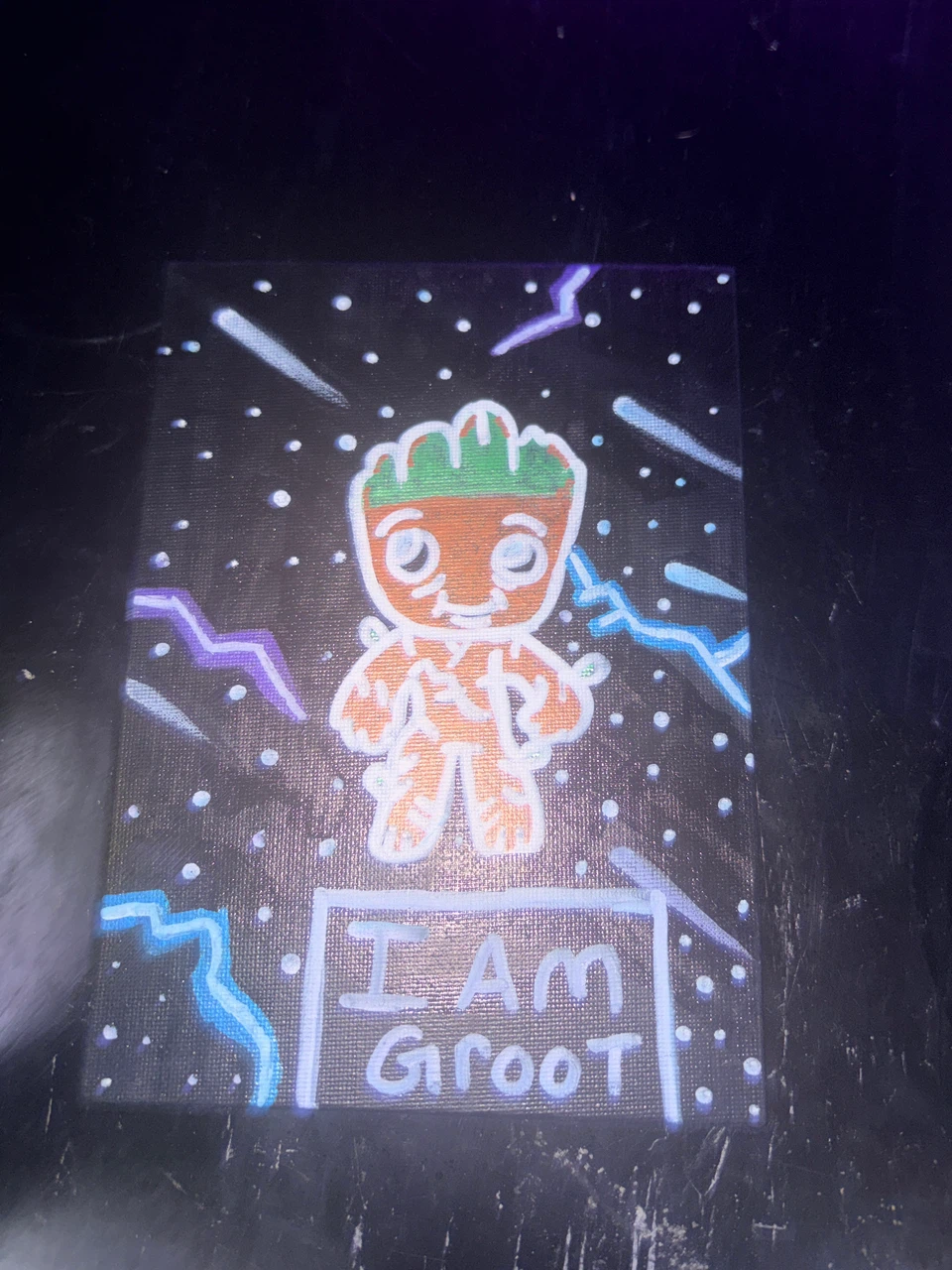 I Am Groot Canvas Painting