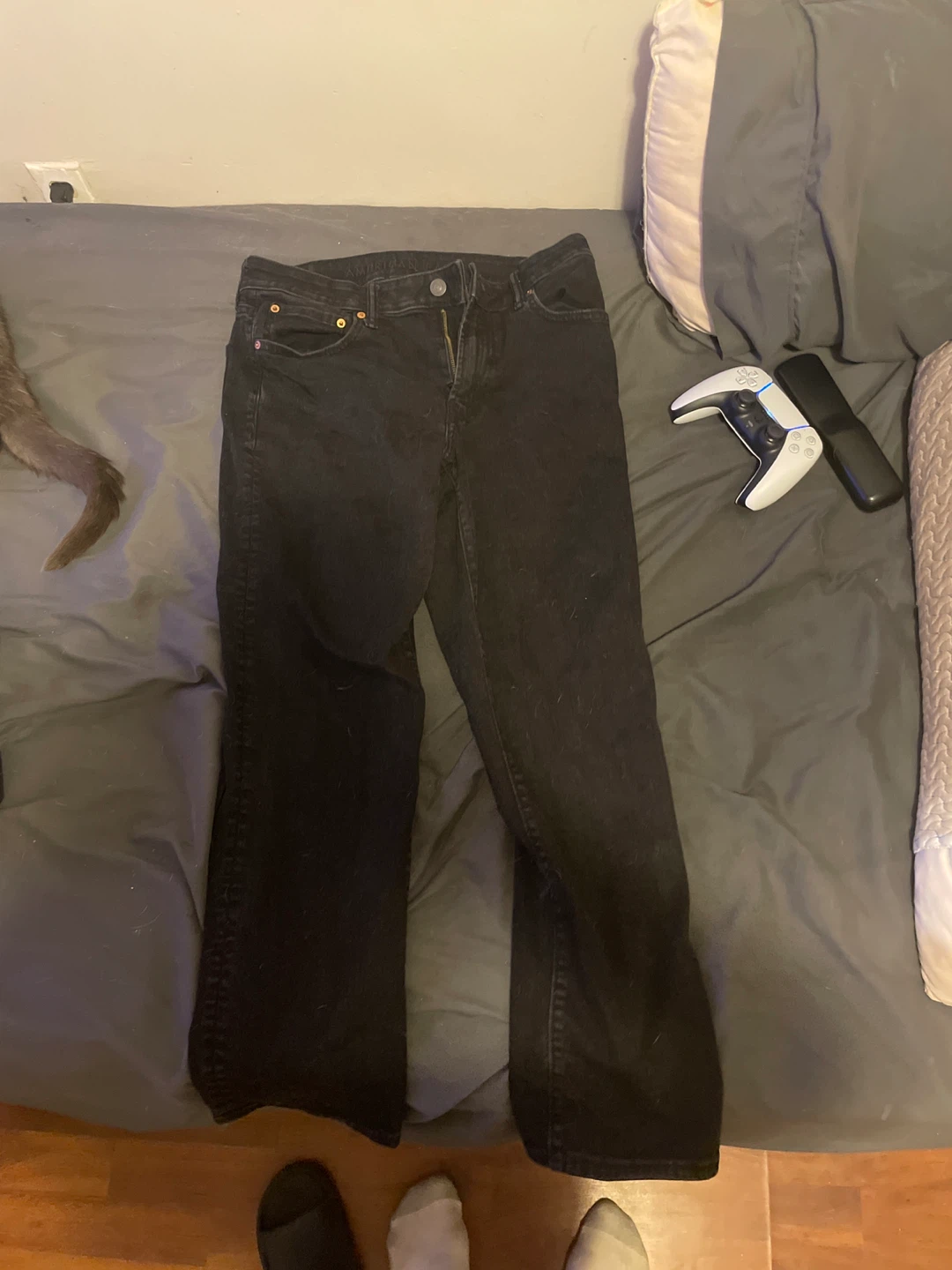 Boot Cut American Eagle Airflex+ Black Jeans
