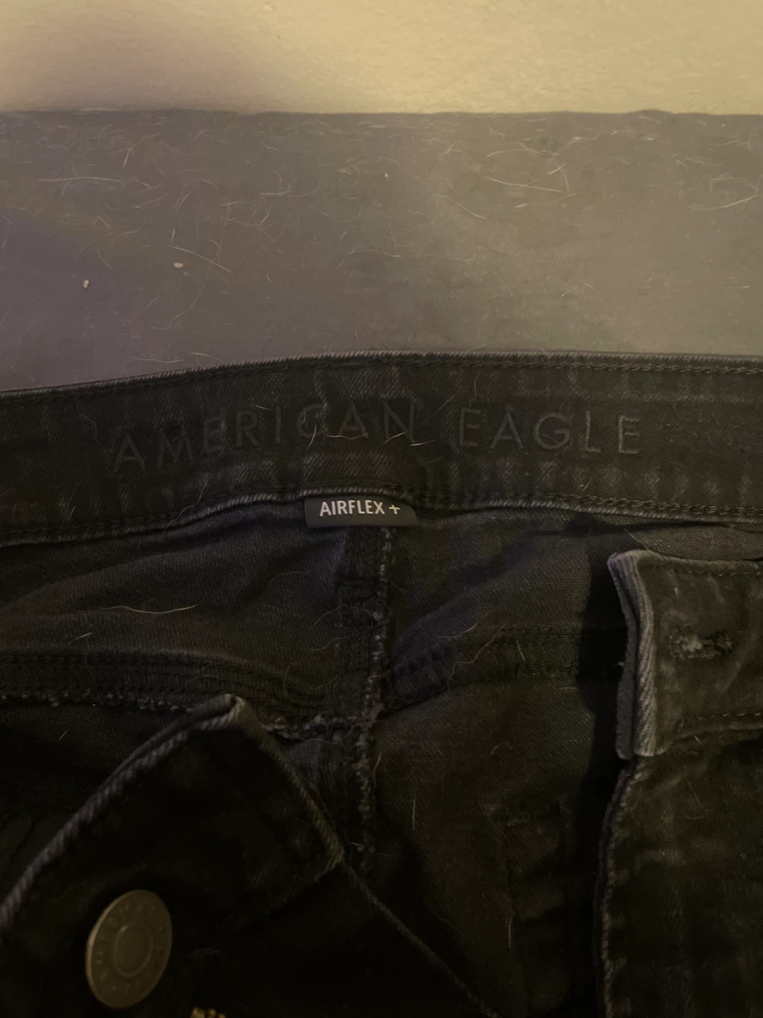 Boot Cut American Eagle Airflex+ Black Jeans - photo 2