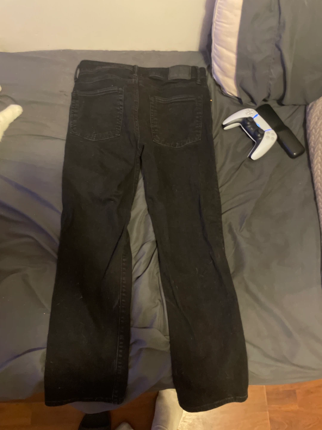 Boot Cut American Eagle Airflex+ Black Jeans - photo 4