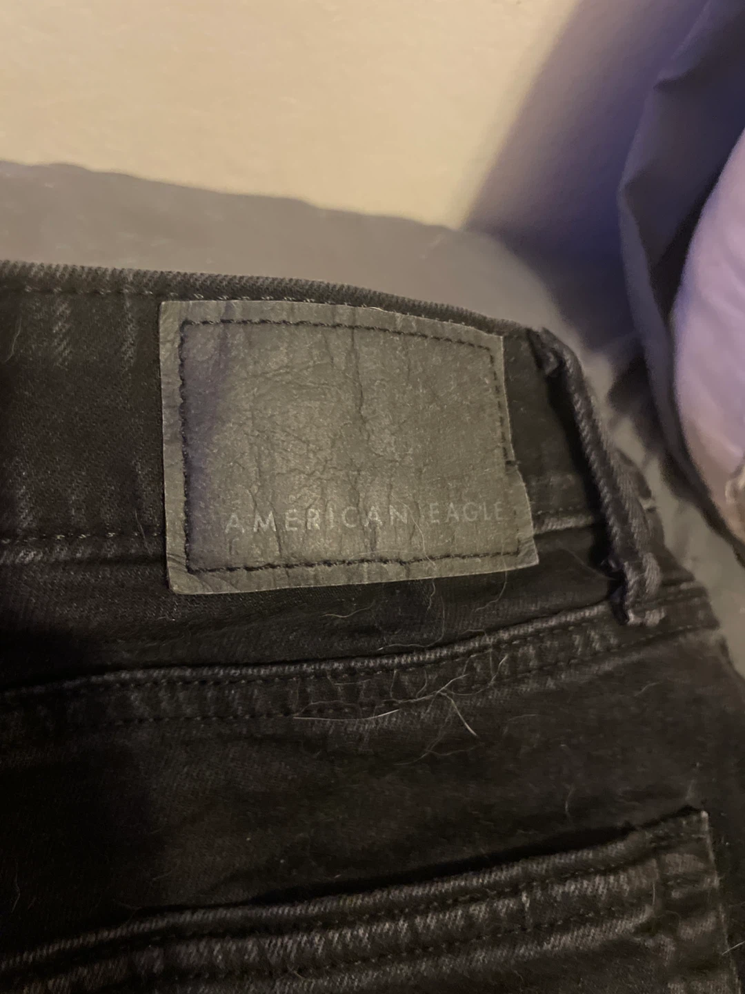Boot Cut American Eagle Airflex+ Black Jeans - photo 5