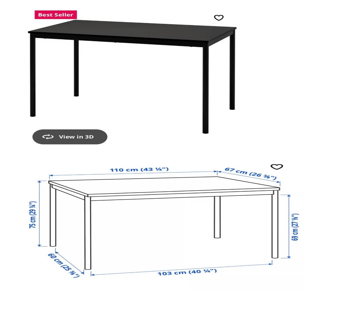 IKEA Dining Table and Chairs Set
