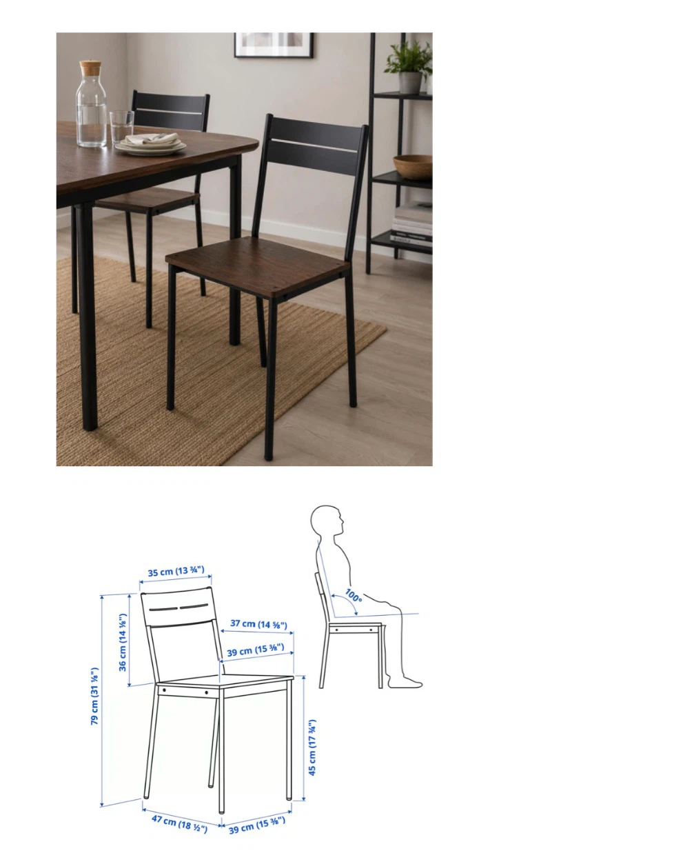 IKEA Dining Table and Chairs Set - photo 2