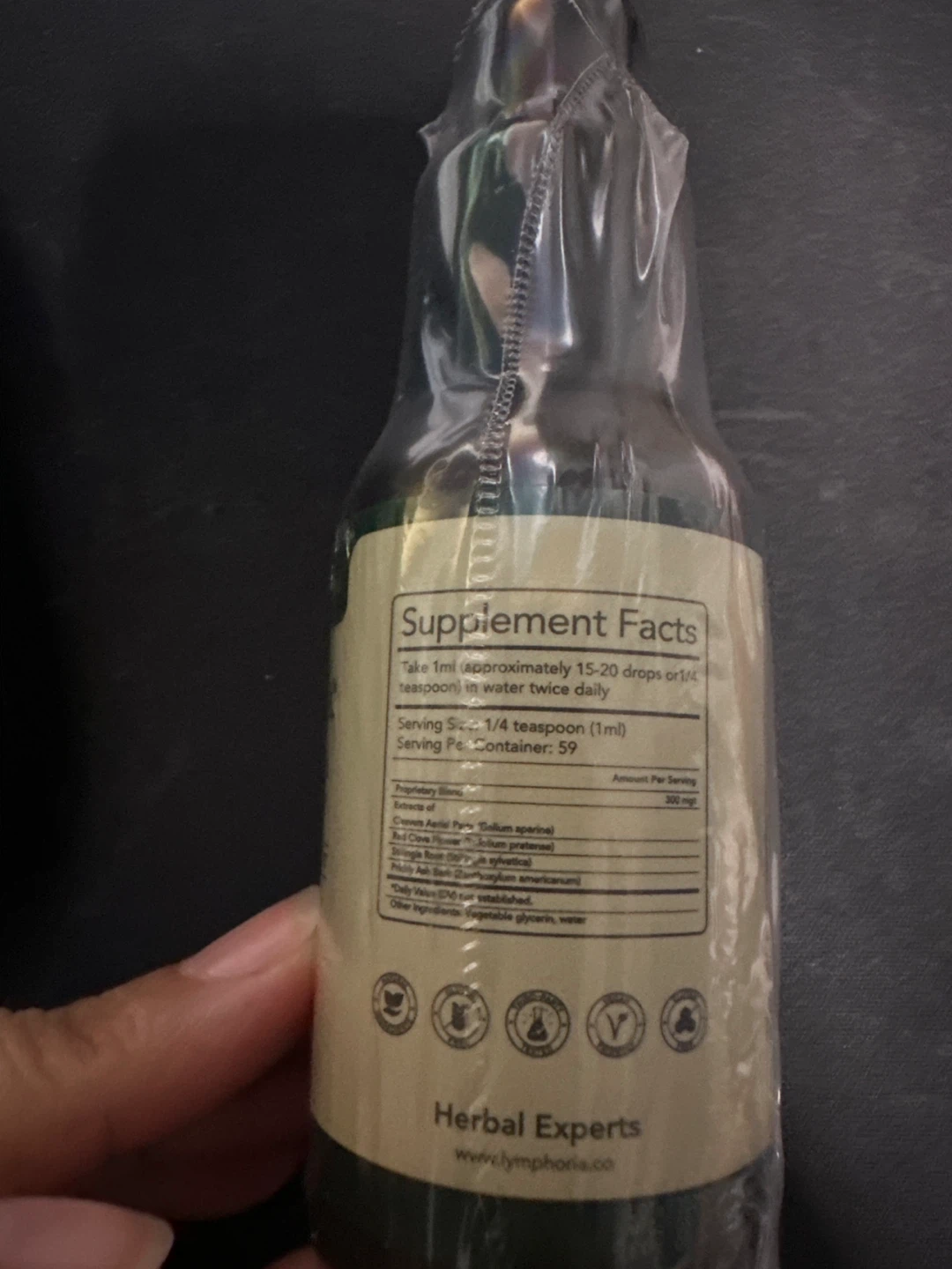 Lymphoria Lymphatic Drainage Liquid Herbal Supplement - photo 2