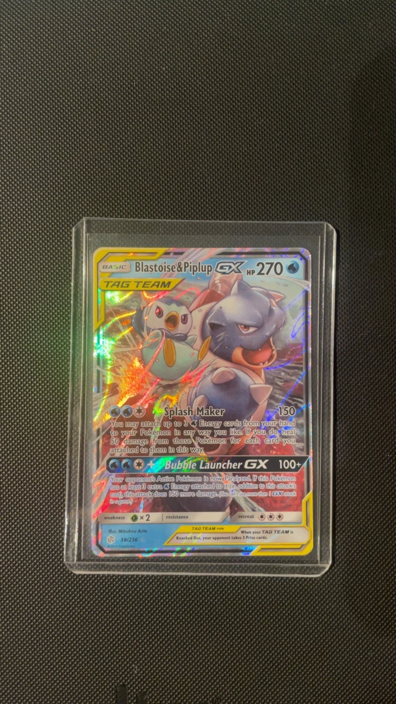 Blastoise & Piplup GX 38/236