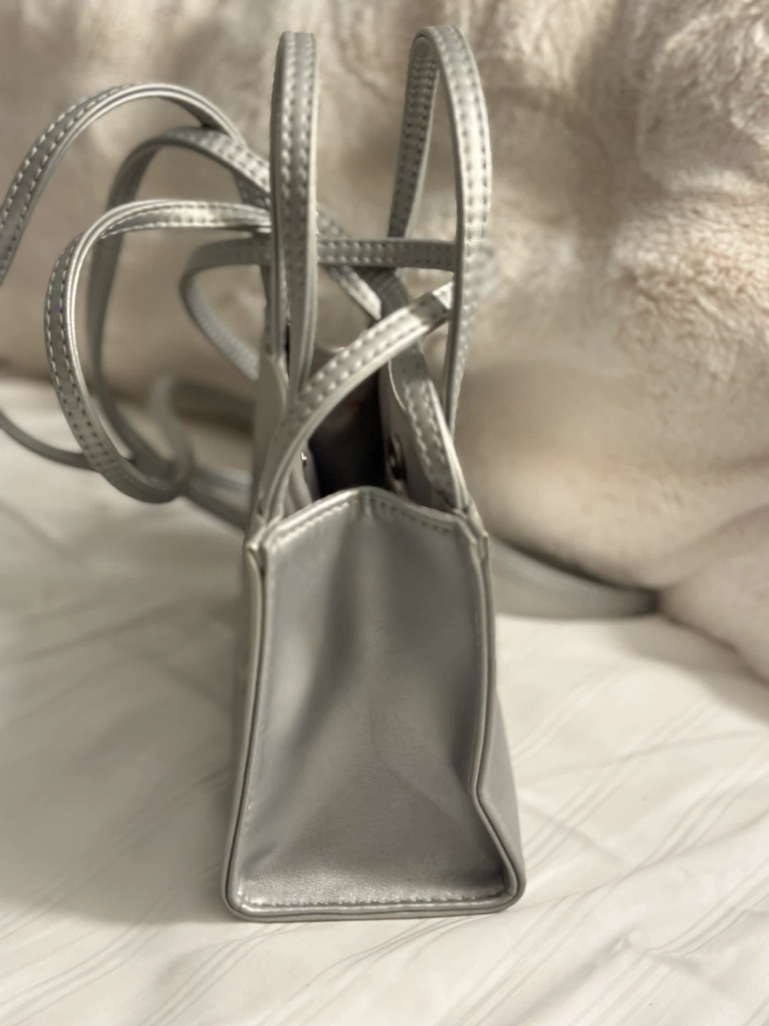 Telfar Small Shopping Bag Silver - photo 2