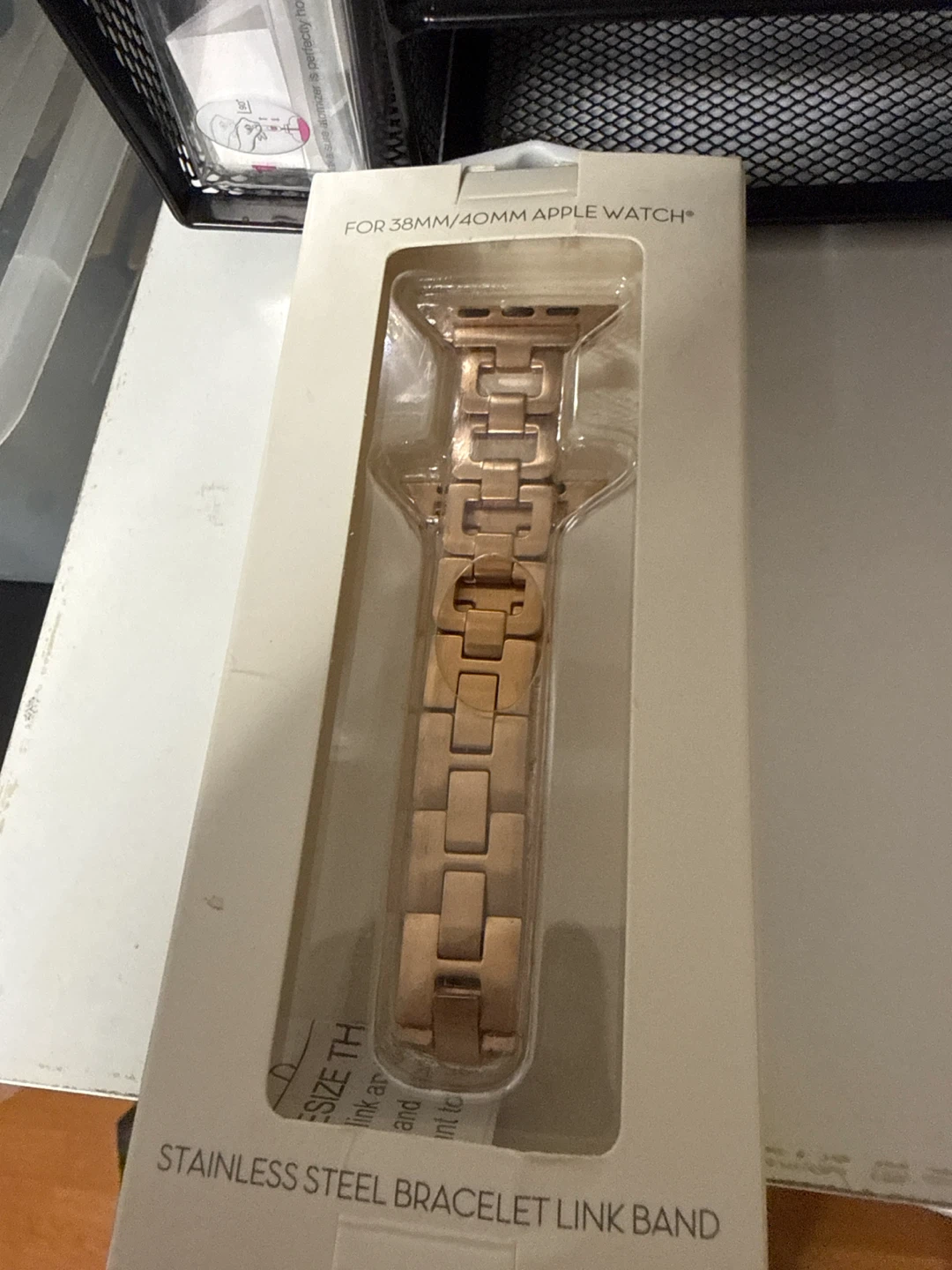 Stainless Steel Bracelet Link Band for Apple Watch (38/40mm)