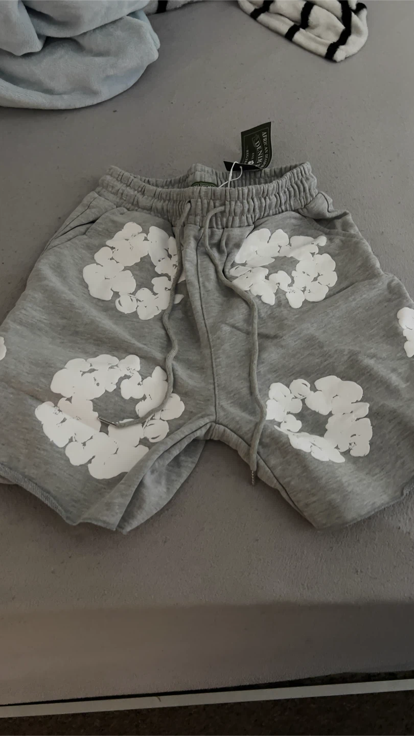 Denim tear shorts