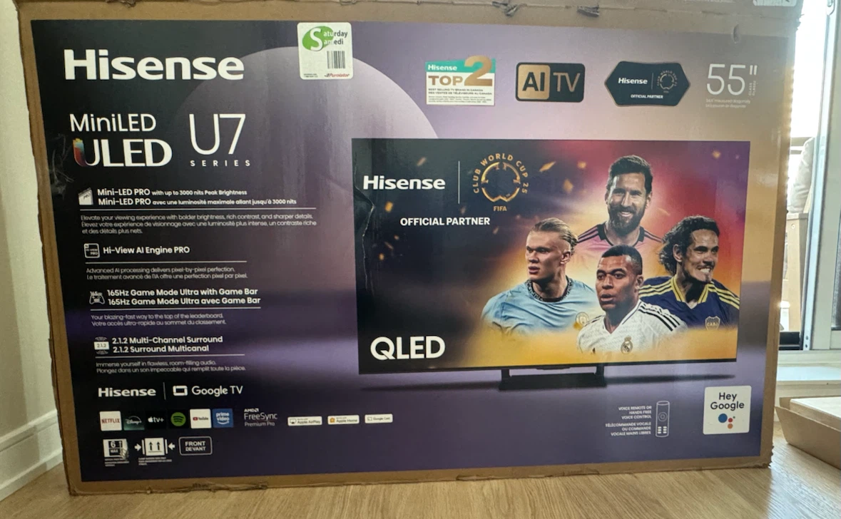 Hisense 55" U7 Series U78QG Mini-LED Pro TV - photo 3