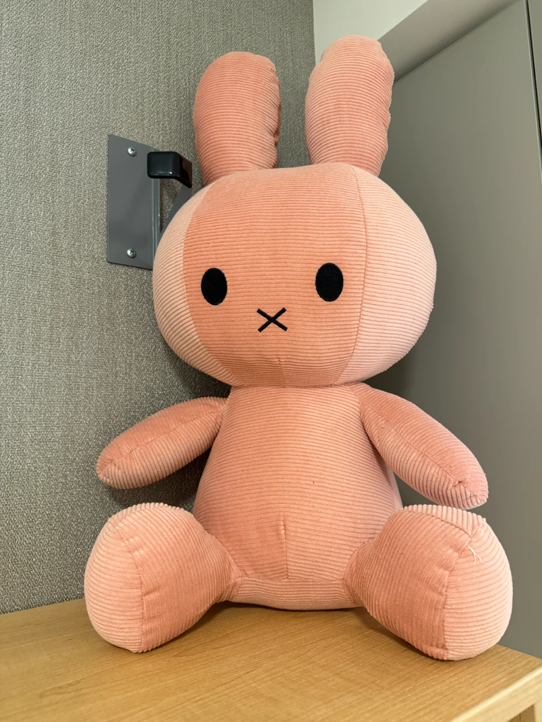 Miffy Corduroy Plush Toy - Pink - photo 3