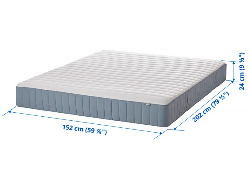 IKEA VALEVÅG Hybrid Mattress - Queen