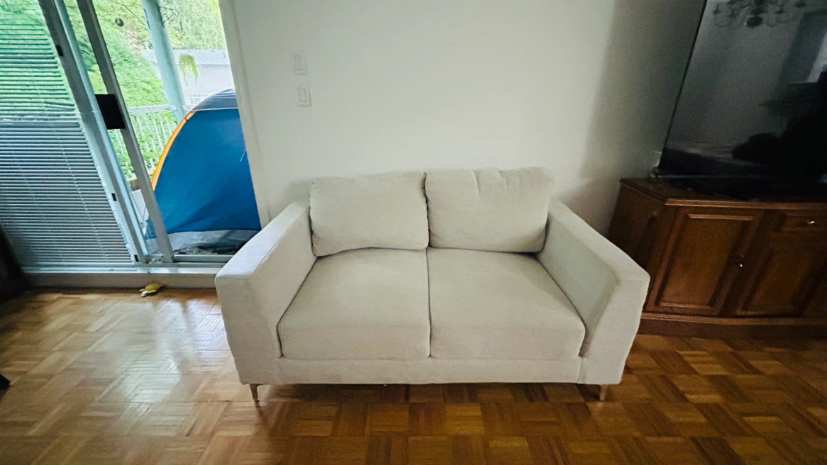 3 piece Light Beige Loveseat Sofa set - photo 2