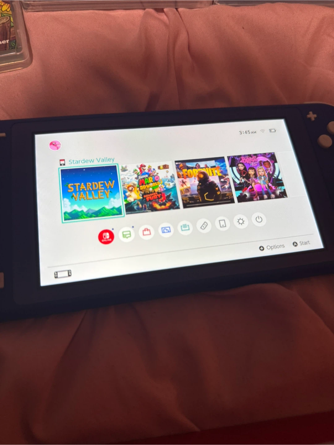 Nintendo Switch Lite - Blue and games - photo 2