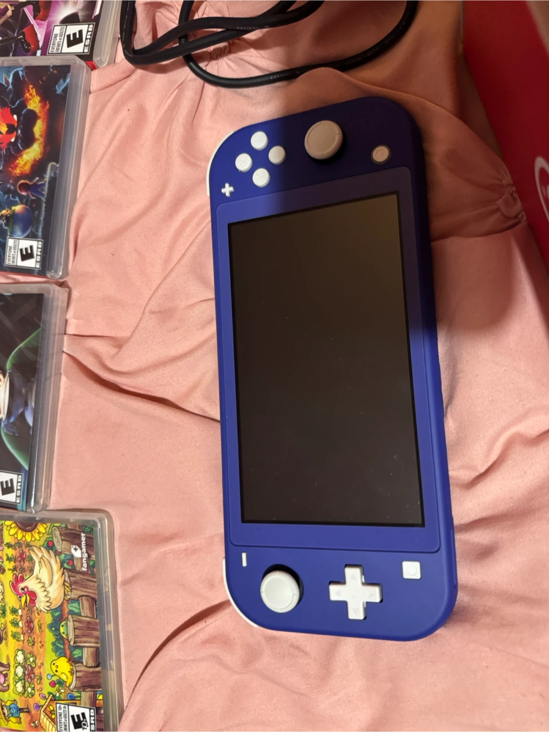 Nintendo Switch Lite - Blue and games - photo 5