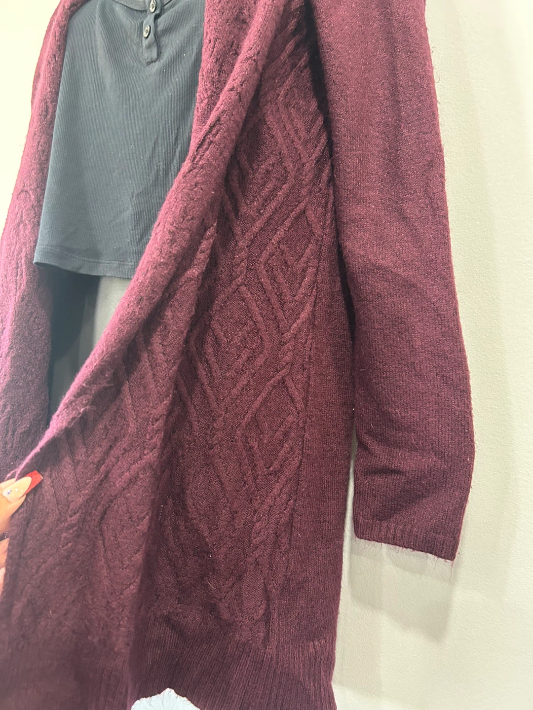 Plum/Berry Medium Women’s Cardigan - photo 2