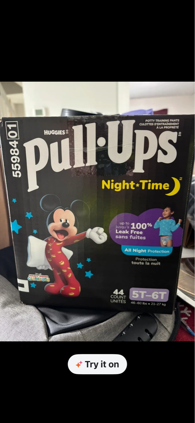 Huggies Pull-Ups Night Time Potty Training Pants 5T-6T