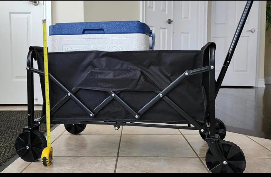 Black Folding Outdoor Wagon - photo 2