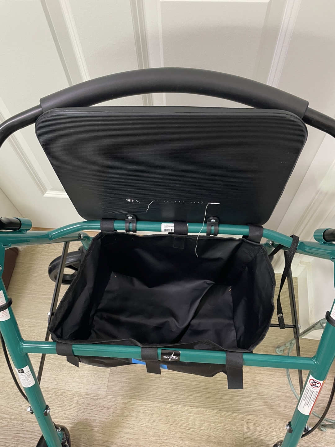 Medline Rollator 4-Wheel Foldable Walker with Seat - photo 3