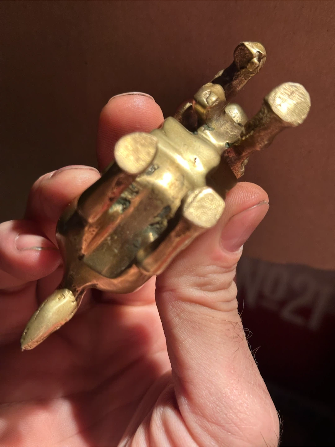 Solid brass horse - photo 2