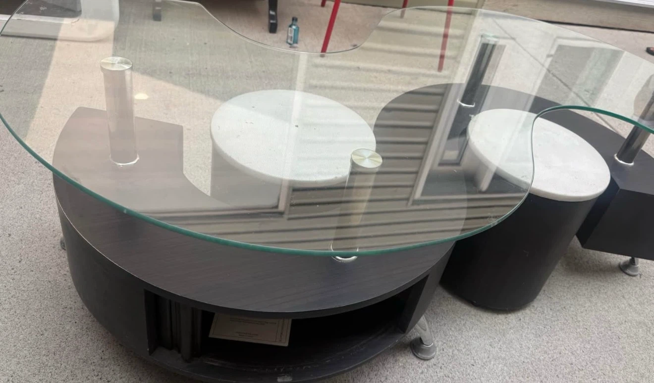 Glass Top Table - photo 2