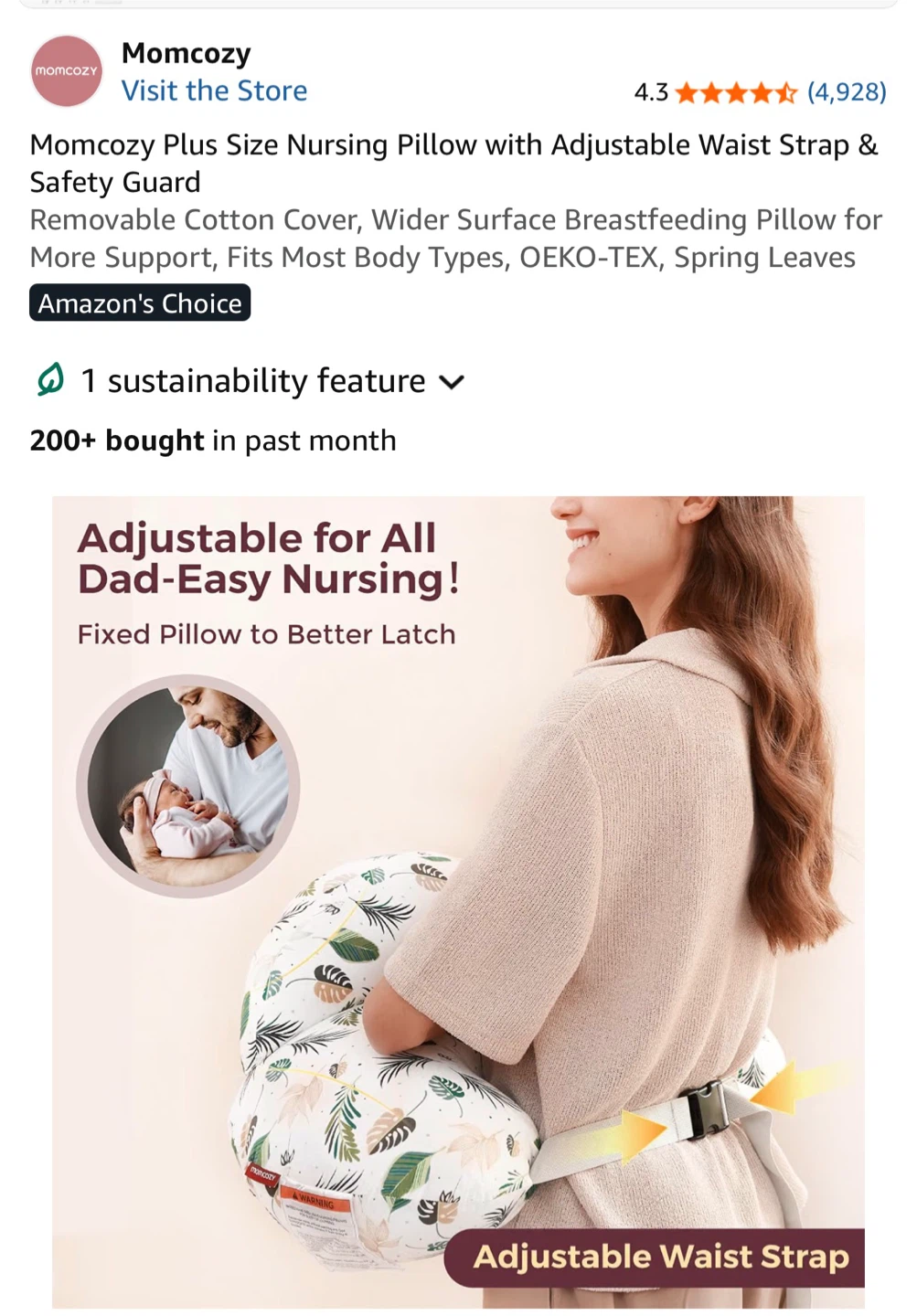 Momcozy Nursing Pillow – Clean & Excellent Condition – Only $30 - photo 5