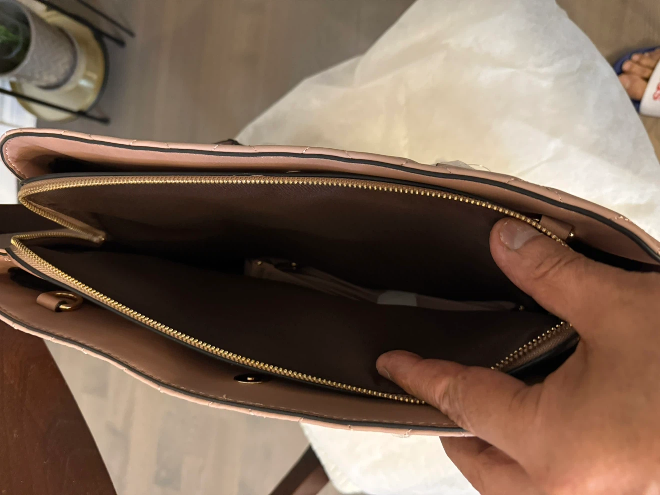 ALDO Quilted Satchel Handbag - photo 3