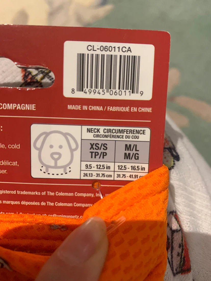 Coleman Pet Cooling Scarf - Orange - XS/S - photo 3