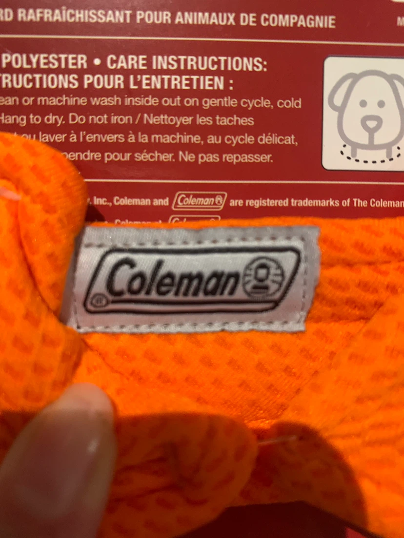 Coleman Pet Cooling Scarf - Orange - XS/S - photo 5