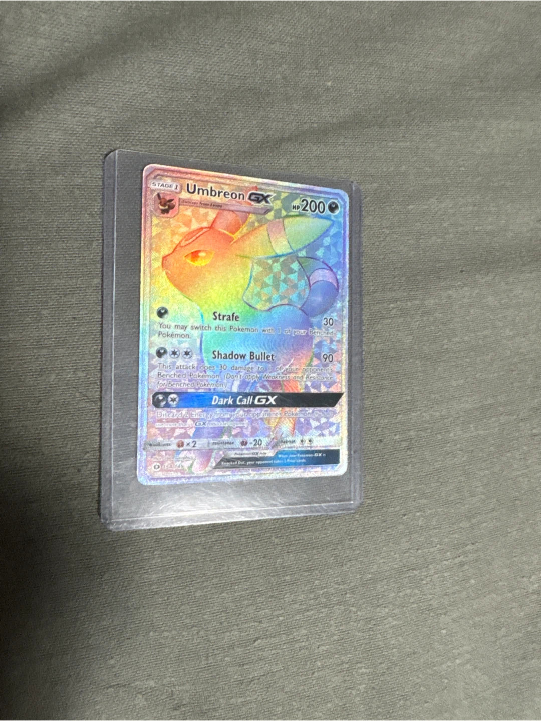 Umbreon GX Pokémon Card