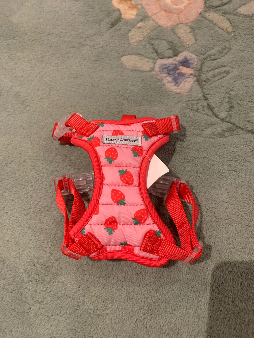 Harry Barker Strawberry Dog Harness XS