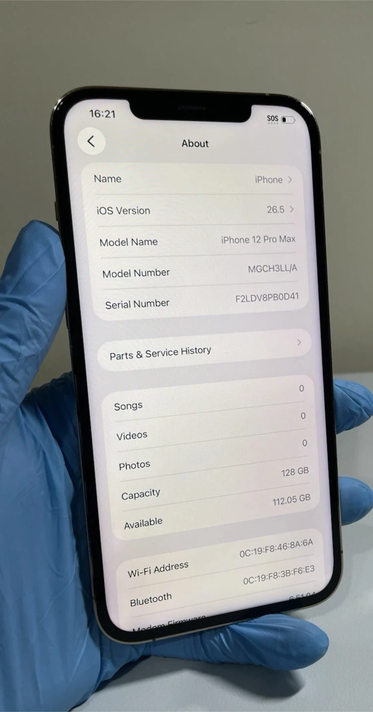Unlocked Apple iPhone 12 Pro Max 128GB 100% Battery Life - photo 4
