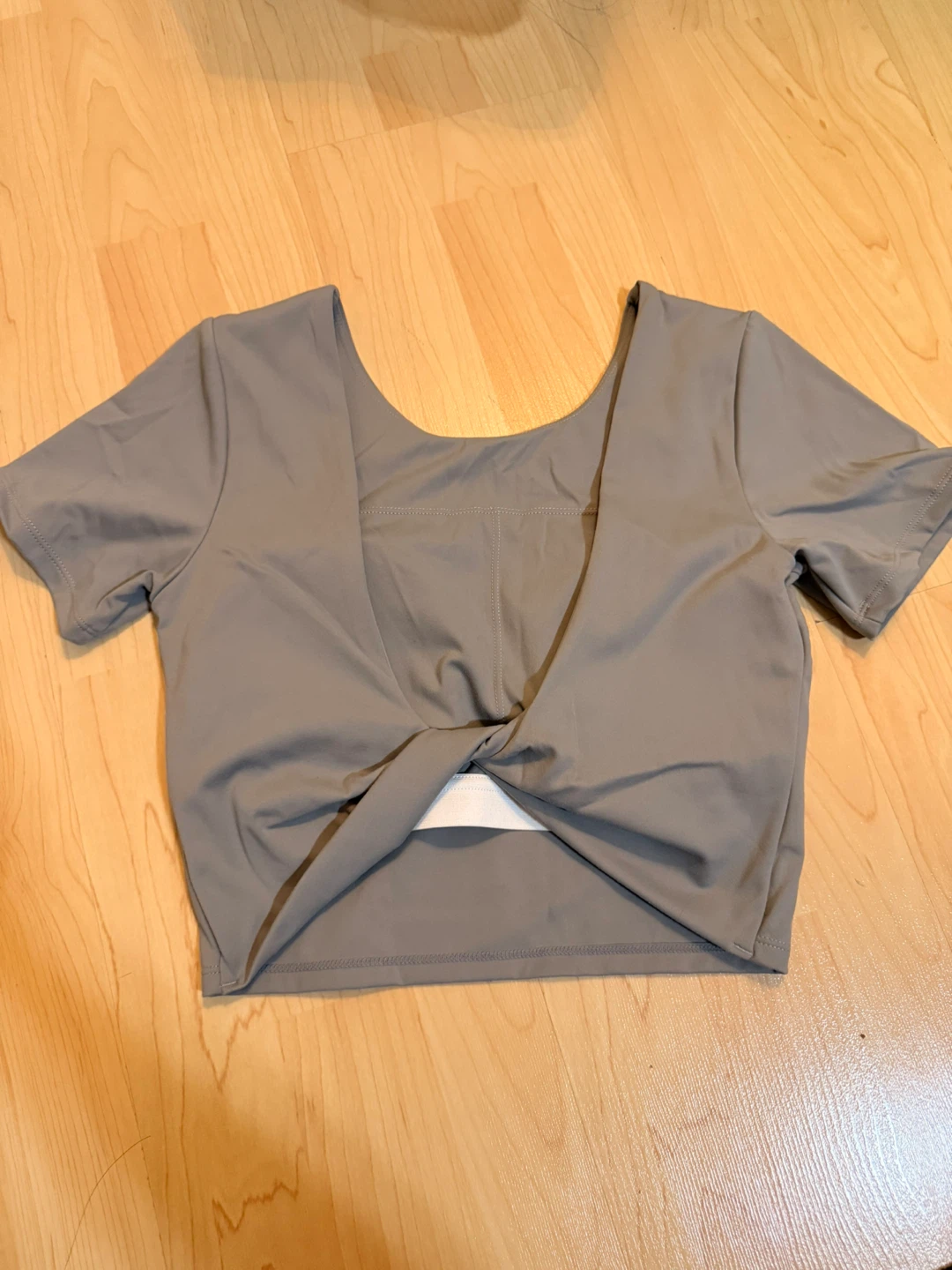 Athletic Crop Tops - Blue & Grey - photo 5