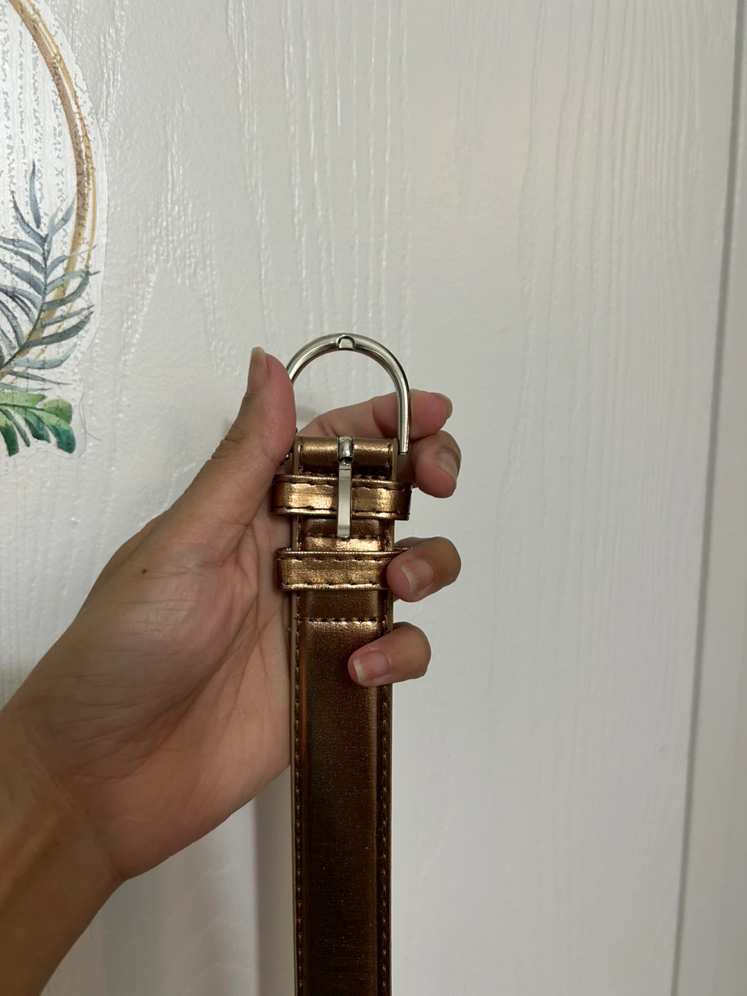 Women's Rose Gold Belt - Size L - photo 2