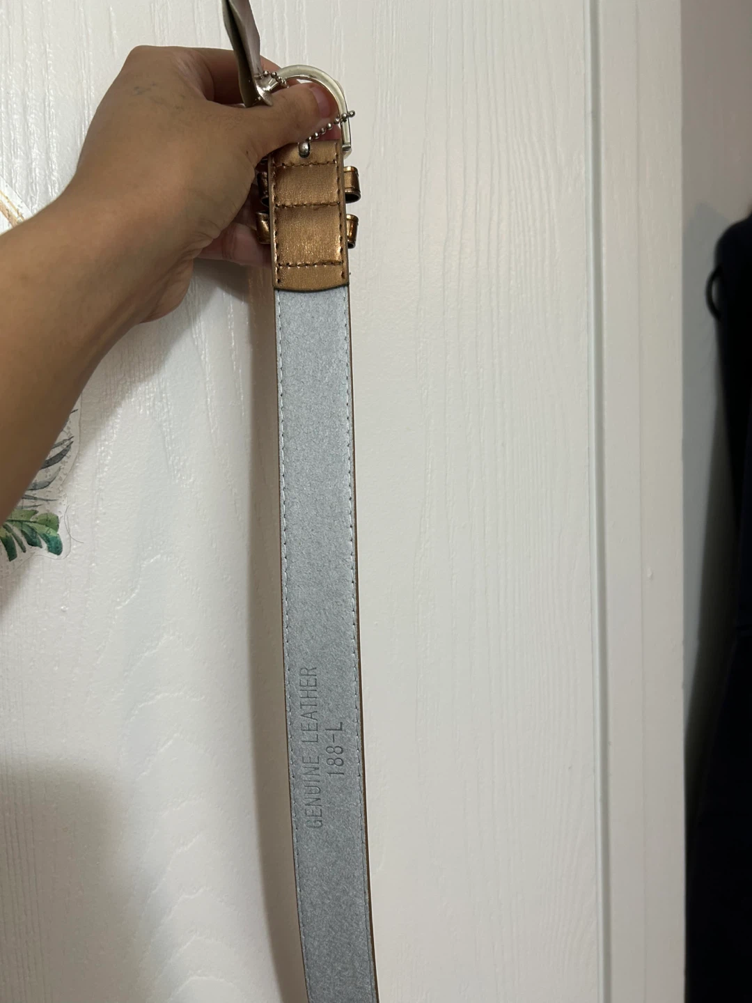 Women's Rose Gold Belt - Size L - photo 3