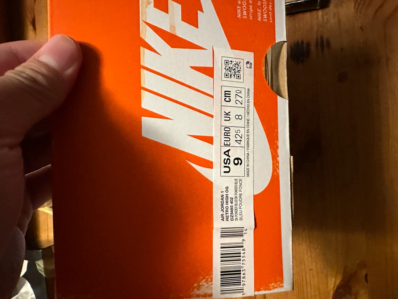 Air Jordan 1 Retro High OG 'University Blue' - photo 3