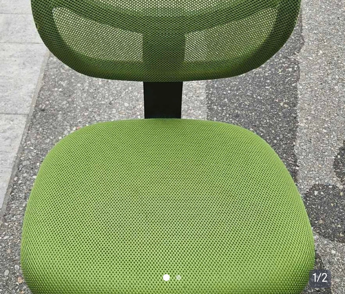 Green Mesh Office Chair - photo 2