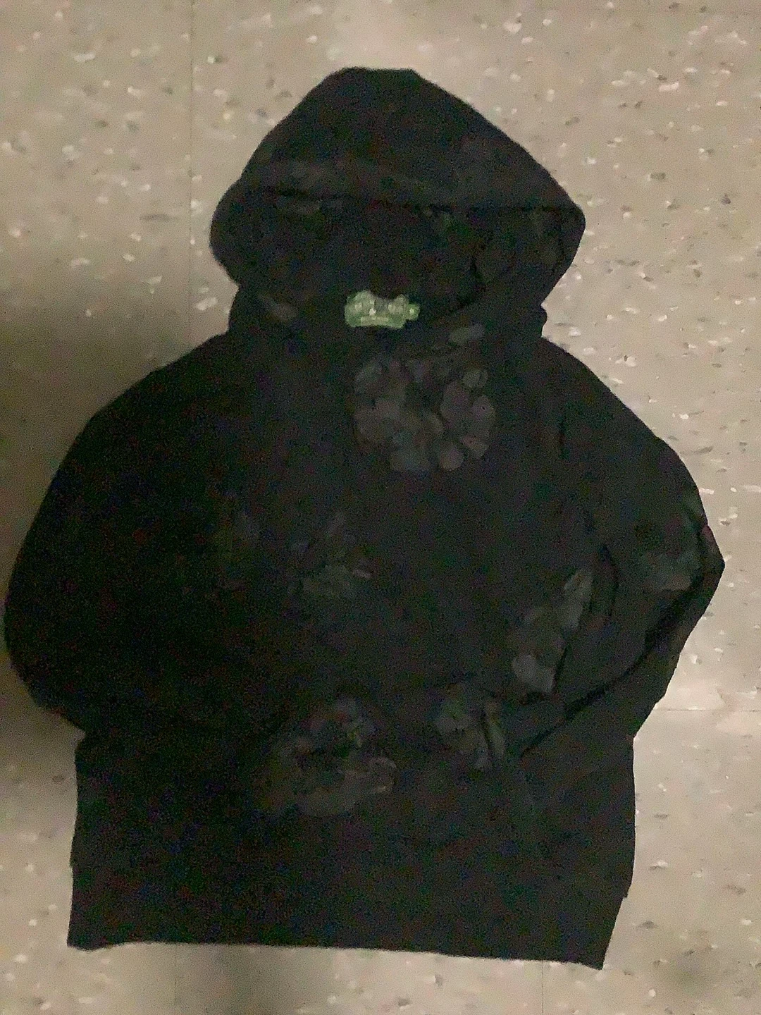 Denim Tears Cotton Wreath Hoodie Black
