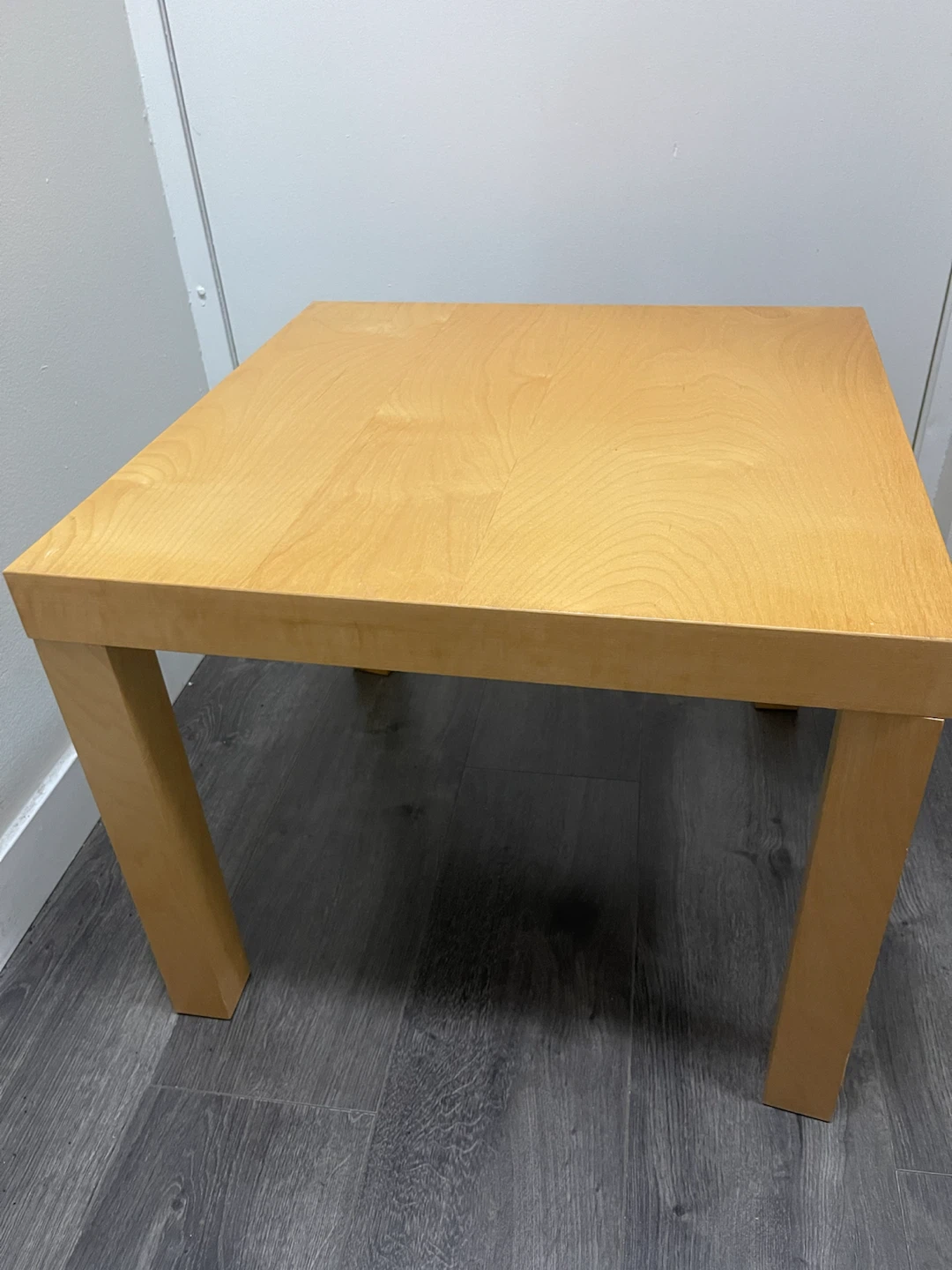 Light Wood Side Table - photo 2