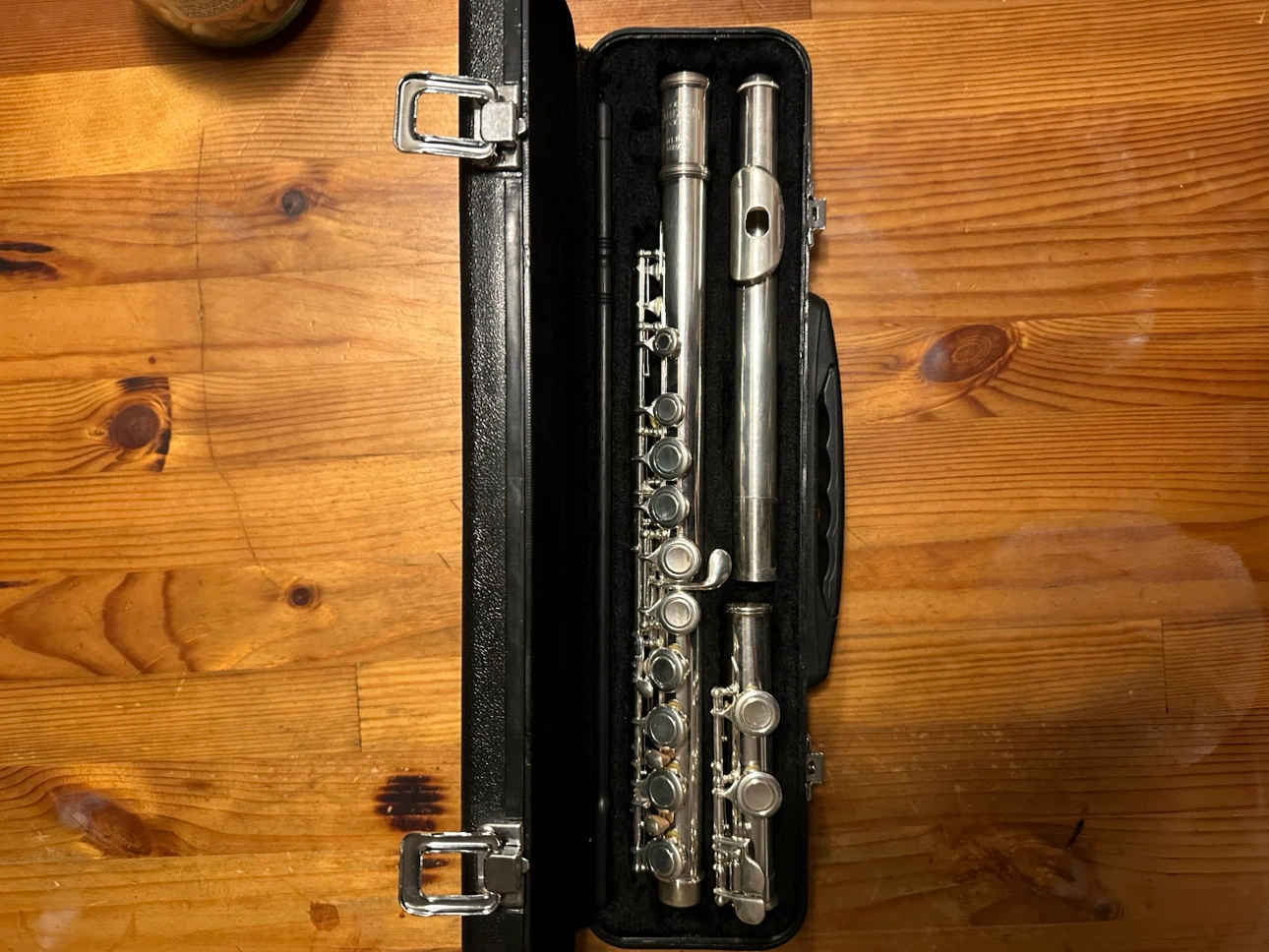 Silver Flute with Case