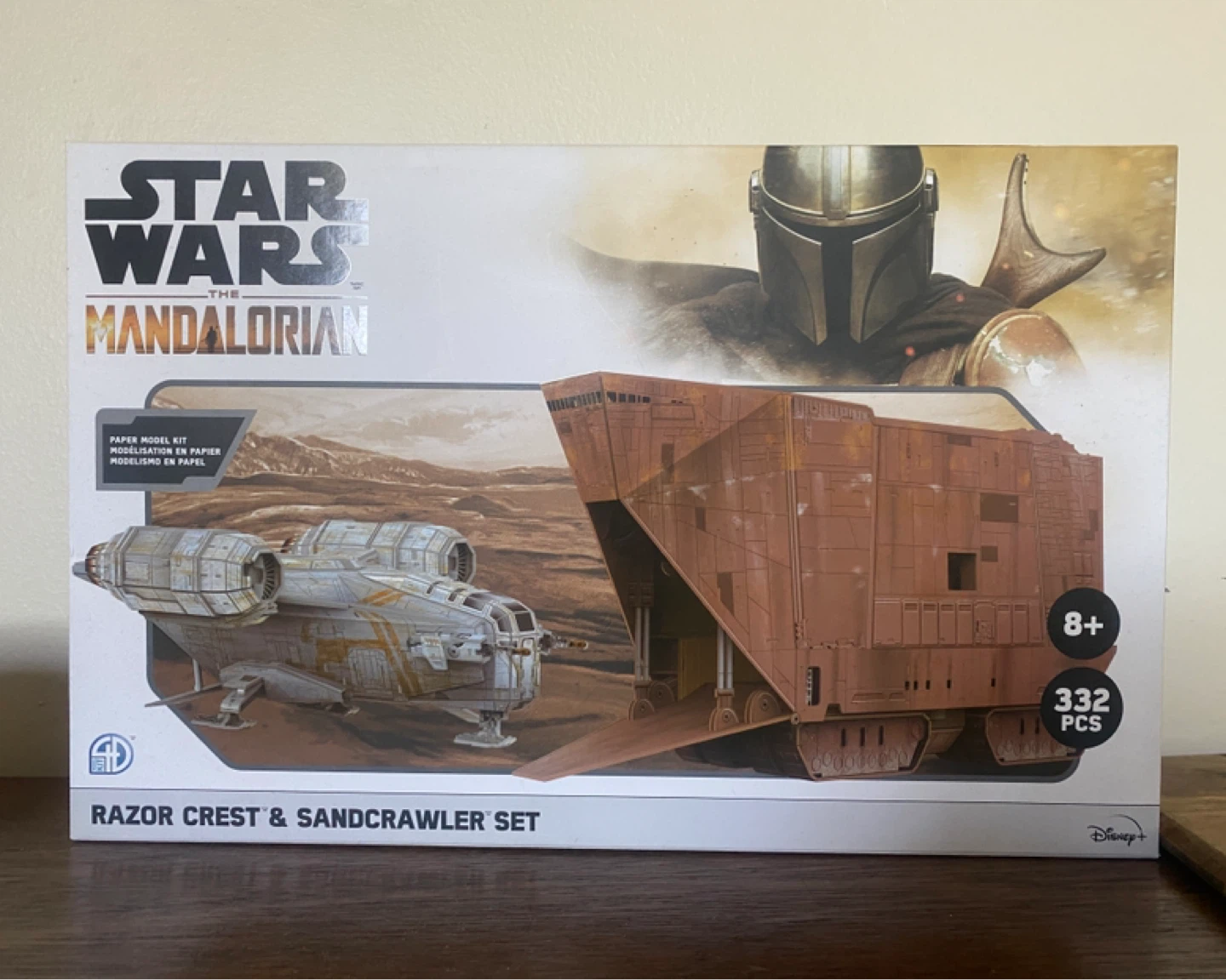 The Mandalorian Razor Crest & Sandcrawler Paper Model Kit