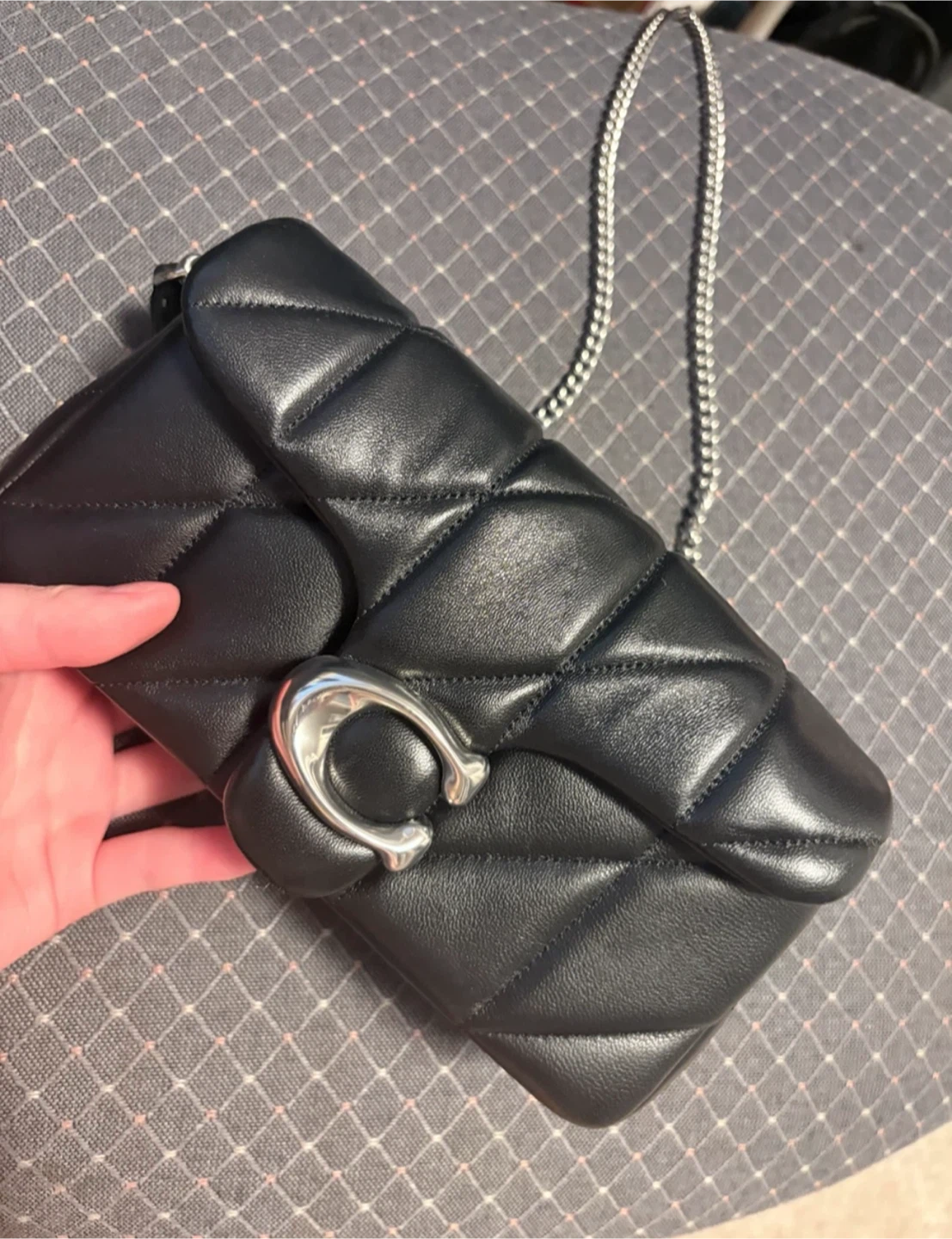 COACH Tabby Chain Crossbody Bag 19 With Quilting - photo 4