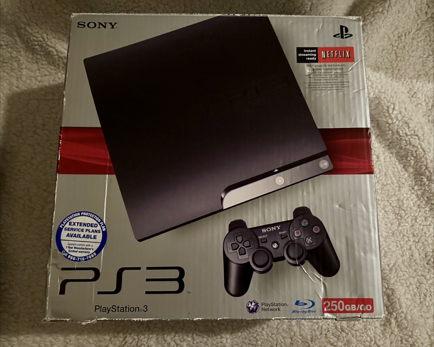PS3 Slim 250 GB Console CIB - photo 5