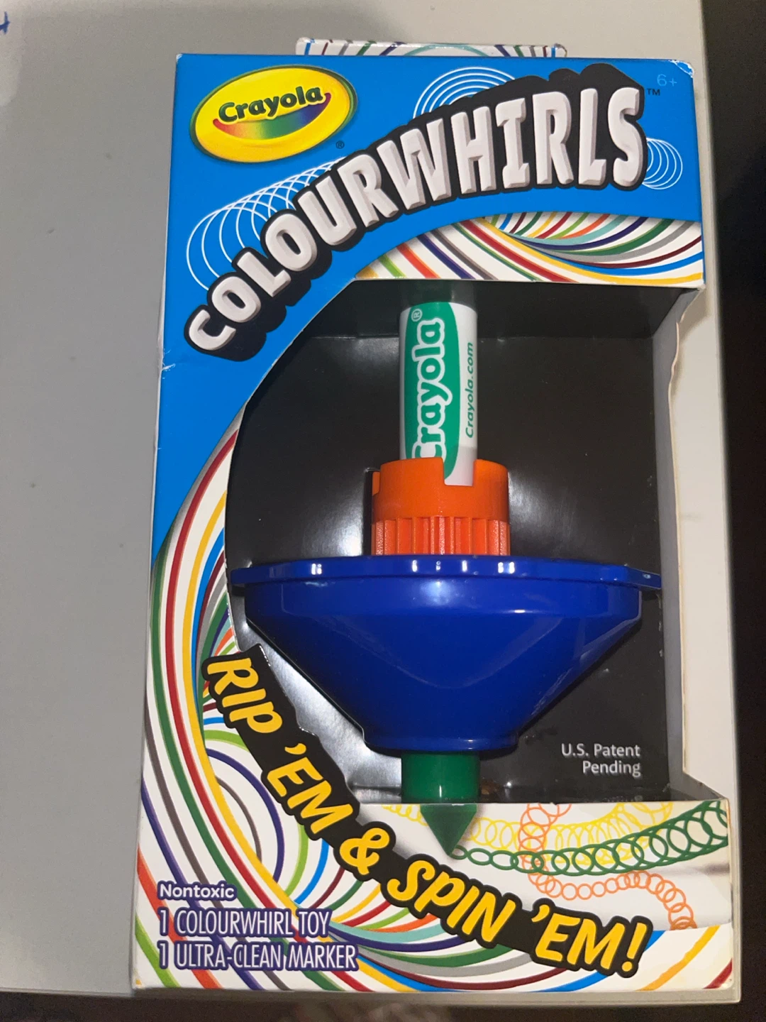Crayola Colourwhirls Spinning Top Toy