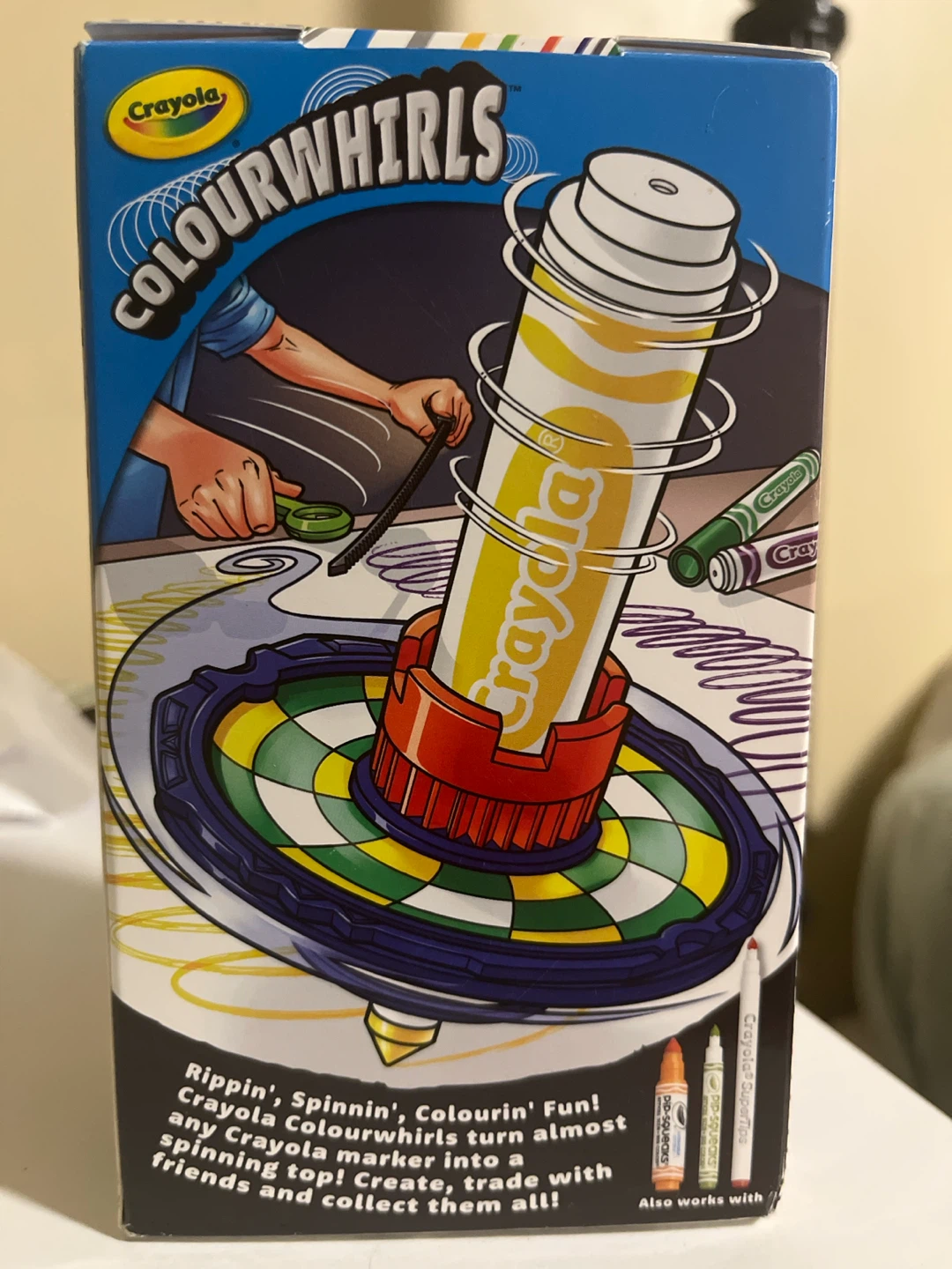 Crayola Colourwhirls Spinning Top Toy - photo 2