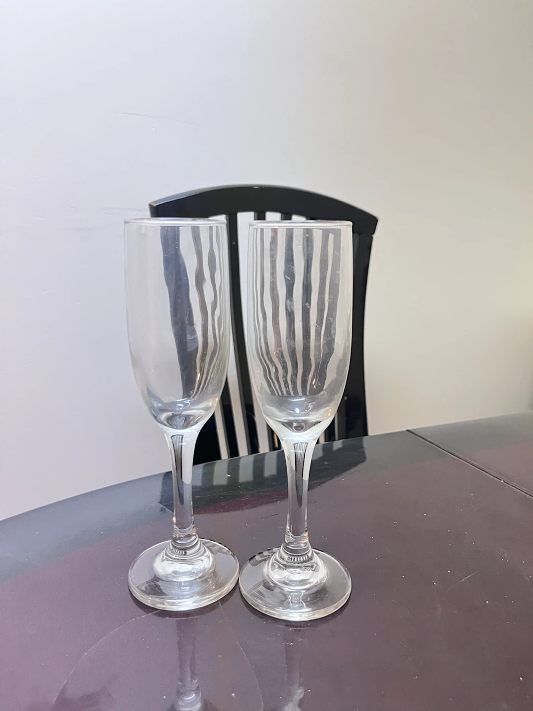 MOVING OUT SALE- Champagne Flute Glasses Set of 2