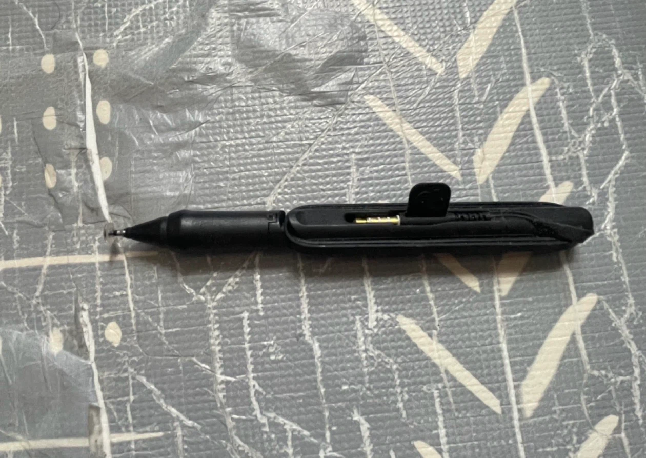 Black Stylus Pen with Charging Case