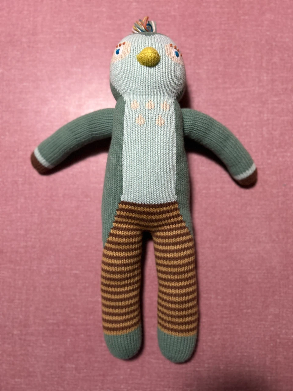 Bla Bla doll - knitted bird “Figaro”