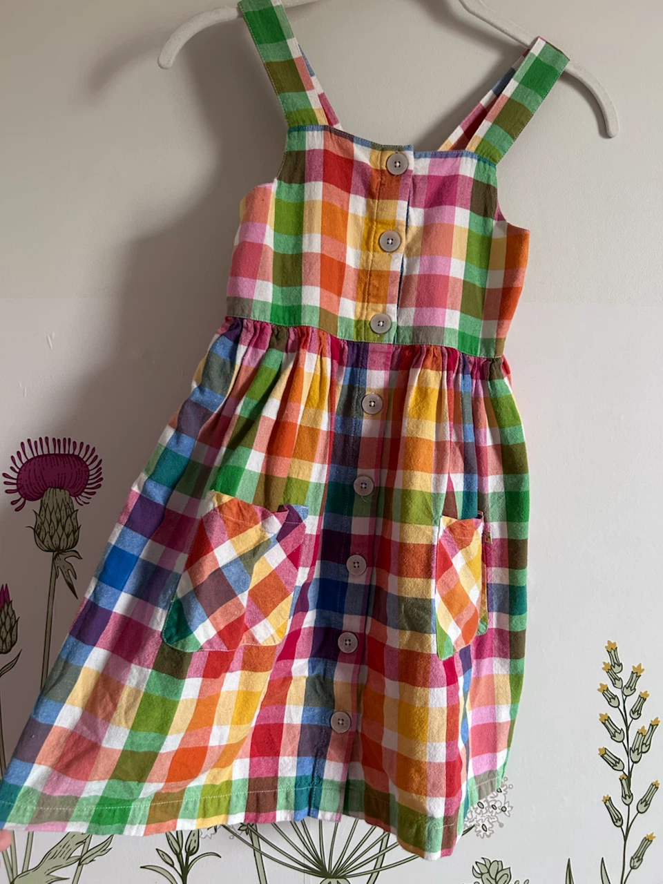 Frugi Abigail Checked Dress Multi