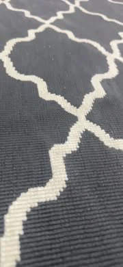 Gray Quatrefoil Area Rug - photo 3